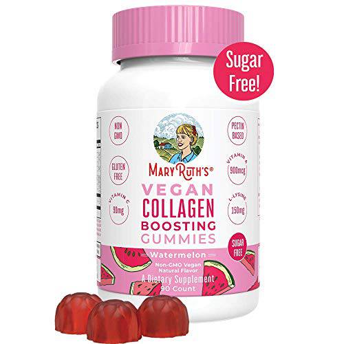 Collagen Boosting | Collagen Boosting Gummies | Skincare Supplement | Collagen Boost Supplements | Supplement for Hair Skin & Nails | Joint Support | Vegan | Non-GMO | Gluten Free | 90 Servings