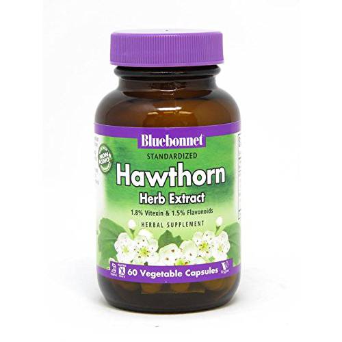 BlueBonnet Hawthorn Herb Extract Supplement, 60 Count