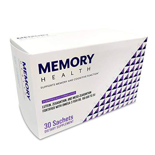 MEMORY HEALTH Brain Supplement for Memory and Focus with Vitamin E (90 capsules/30 Servings) - Brain Booster Capsules for Clarity, Energy-Supplements for Concentration-Omega 3, Carotenoid