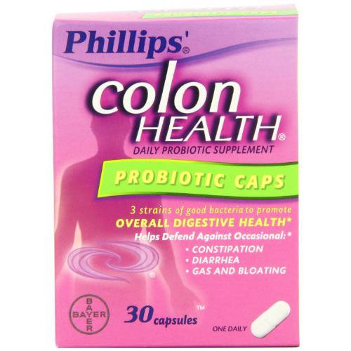 Phillips’ Colon Health Capsules 30 Capsules (Pack of 2)