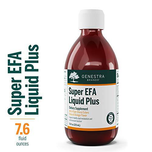 Genestra Brands Super EFA Liquid Plus | Essential Fatty Acid Formula with Plant Sterols | 7.6 fl. oz.