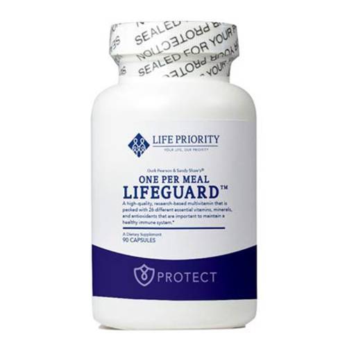 ONE PER Meal Lifeguard™ - Multi-Vitamin with 25 Essential Nutrients by Durk Pearson and Sandy Shaw