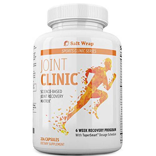 SaltWrap Joint Clinic - Joint Recovery Multivitamin Supplement - Tendon, Ligament, Cartilage Support – Repair and Rebuild with Cissus, C3 Curcumin Turmeric, Type 2 Collagen, 224caps