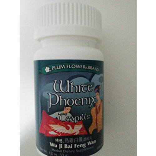 White Phoenix Teapills Wu Ji Bai Feng Wan Plum Flower® 200 Pill/bt,black Chicken White Phoenix Pills, Wuchi Paifeng Wan,烏雞白鳳丸 Standard Dosage 8 Pills, 3 X Per Day 3 Pack