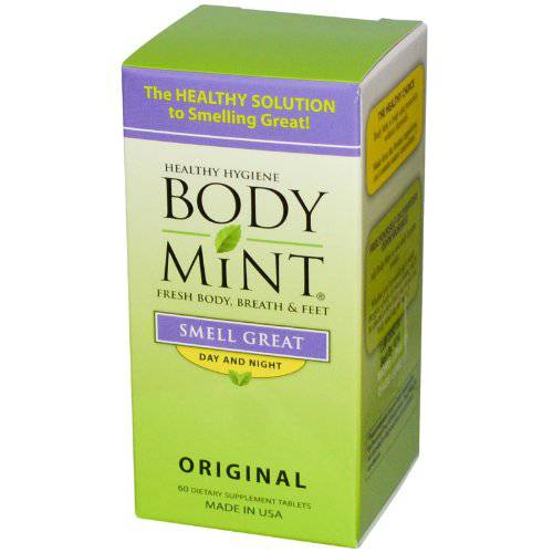 Body Mint Smell Great Day and Night Original 60 Tablets