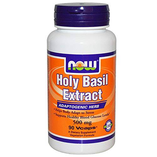 Holy Basil Extract 500mg 90 VegiCaps (Pack of 2)