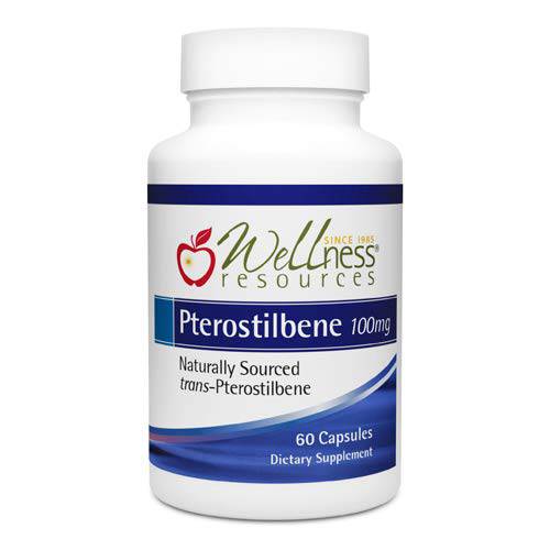 Pterostilbene - Natural Source trans-Pterostilbene (Silbinol) for Healthy Aging and Longevity (100mg, 60 Veggie Capsules) - Non-GMO, Vegan, Natural Source, Soy-Free