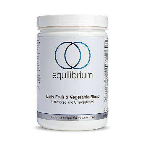Equilife - Daily Fruit & Vegetable Blend, Superfood Powder, Promotes Natural Energy, Rich in Vitamin C, 9 Essential Amino Acids, Low-Sugar, Easy-to-Use, Vegan, Non-GMO (Unflavored, 30 Servings)