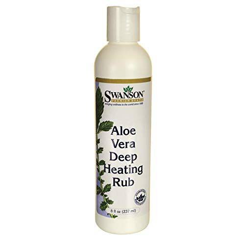 Swanson Aloe Vera Deep Heating Rub 8 fl Ounce (237 ml) Gel