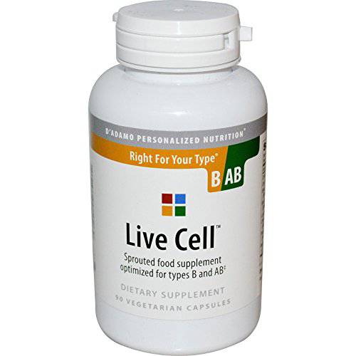 D’Adamo Personalized Nutrition Live Cell B/Ab 90 Vcaps