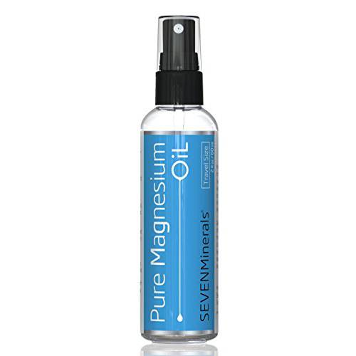 Pure Magnesium Oil Spray - Half Gallon - 100% Natural, USP Grade = No Unhealthy Trace Minerals - from an Ancient Underground Permian Seabed in USA - Free Ebook Included (64 fl oz)