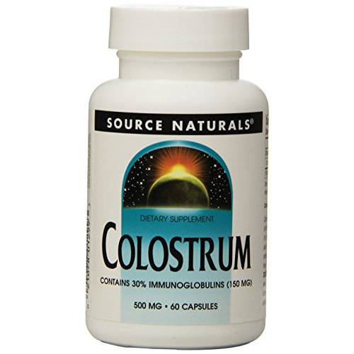 Source Naturals Colostrum Contains 30 Percent Immunoglobulins - 120 Capsules