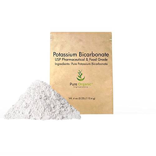 Pure Original Ingredients Potassium Bicarbonate (1lb) Natural, Food Safe, Electrolyte, Leavening