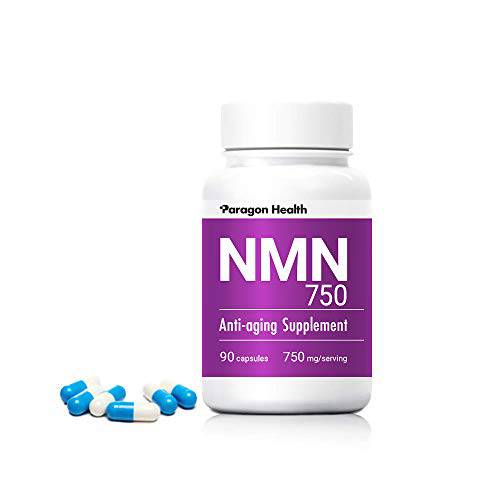 NMN750 (750mg/serving, 30 Day Supply) NMN Supplements – The Ultimate Anti Aging Supplement - Pure NMN (Nicotinamide Mononucleotide) – High Quality NAD Booster, 90 Capsules, 250mg/capsule