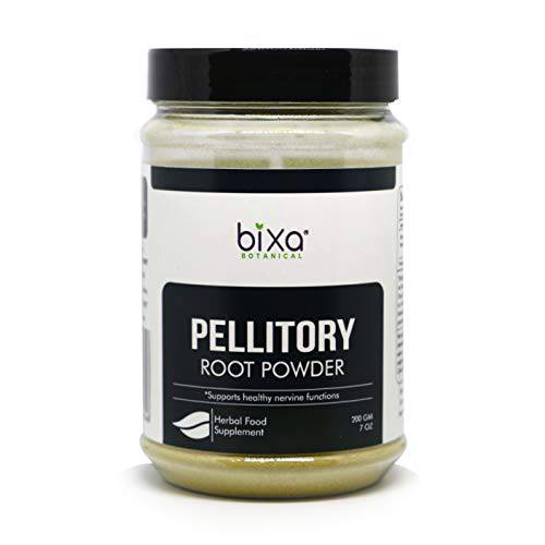 bixa BOTANICAL Pellitory Root Powder (Anacyclus pyrethrum/Akarkara), Supports Healthy Nervine Functions 7 Oz (200g)