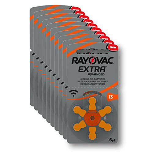 Rayovac Size 13 Hearing Aid Battery 10-Packs of 6 Cells