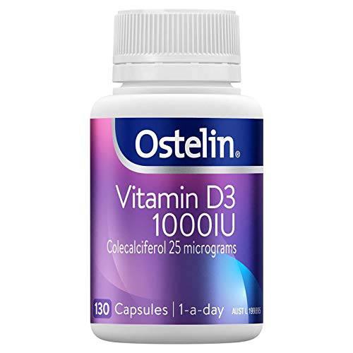 Ostelin Vitamin D3 - 1000IU - 1 Daily Supplement 130 Capsules