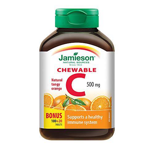 Jamieson Vitamin C Orange 500mg 120 Tablets