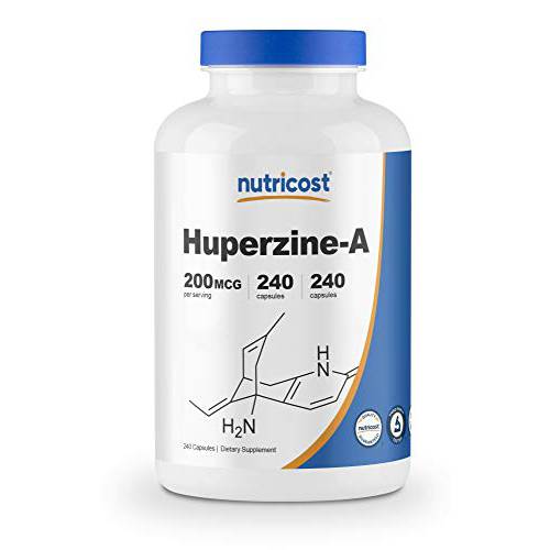 Nutricost Huperzine A Capsules 200mcg, 240 Capsules - Non-GMO, Vegetarian Friendly