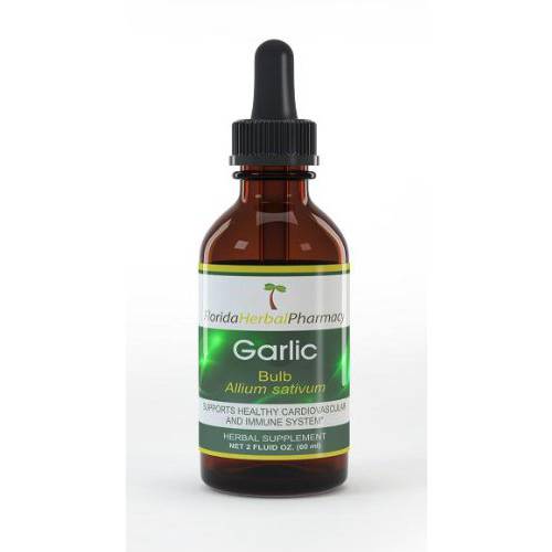 Florida Herbal Pharmacy, Garlic (Allium sativum) Tincture / Extract 2 oz.