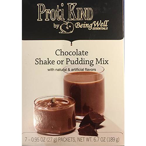 Proti Kind Chocolate Shake or Pudding Mix, 7 Servings, 15g Protein Per Serving