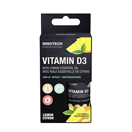 INNOTECH Nutrition: Vitamin D3 Oral Spray, Lemon Flavour - 30 ml