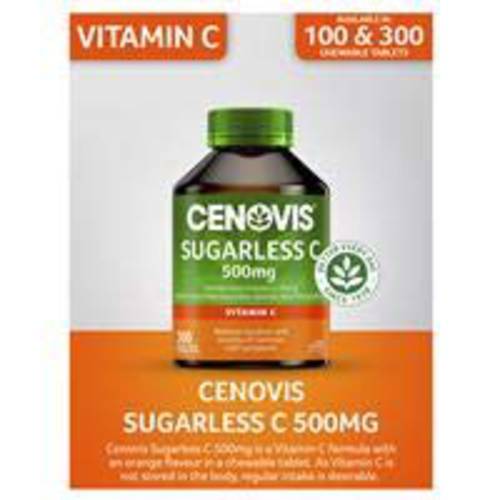Cenovis Vitamin C 500mg Sugarless 300 Tablets Product of Australia