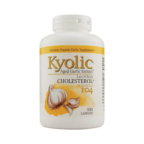 Kyolic 104 Garlic Extract With Lecithn 300 cap ( two-Pack)