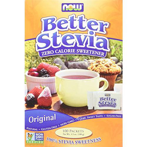 Stevia Extract Packets by Now Foods 100 Packets