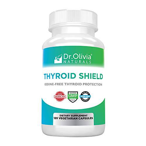 Dr. Olivia Naturals Thyroid Shield – 120 Vegetarian Capsules