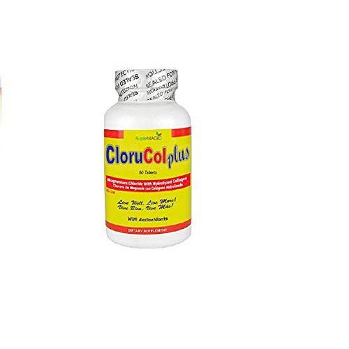 Nutriways Cloru Col Plus - Magnesium Chloride and 500 mg. of Hydrolyzed Collagen 90 Tablets - Dietary Supplement