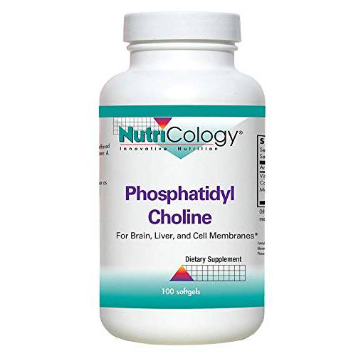 NutriCology Phosphatidyl Choline - Brain, Liver and Membrane Nutrition - 100 Softgels