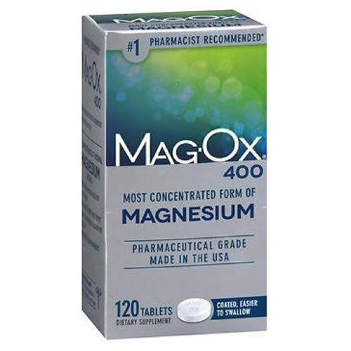 Mag-Ox 400 Magnesium Supplement - 120 Tablets, Pack of 5