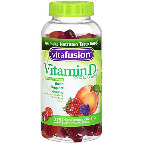 Vitafusion Vitamin D 2000 IU Adult Gummies, 275 Count