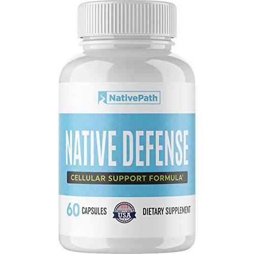 NativePath: Native Defense - All-Natural Collagen Production and Immune Support with Elderberry, Vitamin C, Vitamin D, Zinc, Quercetin and Siberian Ginseng - 30-Day Supply - Rich in Antioxidants