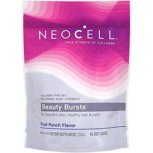 Neocell Beauty Burst Fruit Punch 60 chew (Pack of 2)