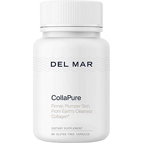 Del Mar Labs: CollaPure - Antiaging Collagen Nutritional Supplement for Skin, Hair and Joints - 90 Tablets - Clean, Pure Type-II Collagen from Pasture-Raised, Free-Range Chicken - Made in The USA