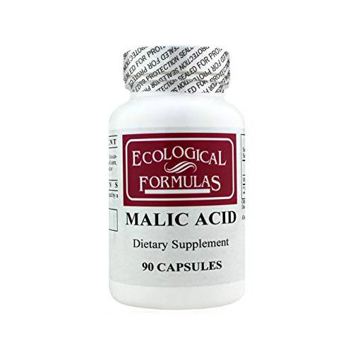 Ecological Formulas Malic Acid 600 Mg, White, 90 Count