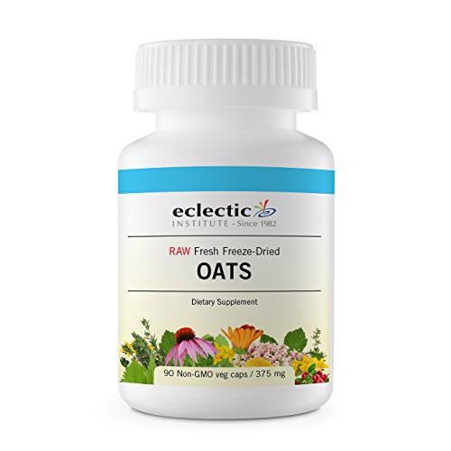 Eclectic Institute Raw Fresh Freeze-Dried Non-GMO Oats | 90 CT (375 mg)