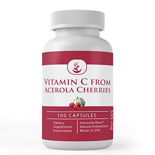 Pure Original Ingredients Acerola Cherry, (100 Capsules) Always Pure, No Additives Or Fillers, Lab Verified