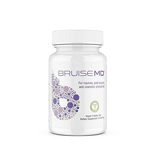 BruiseMD Arnica 1,000mg and Bromelain 500mg 2,400GDU/g Supplement for Bruising and Swelling,