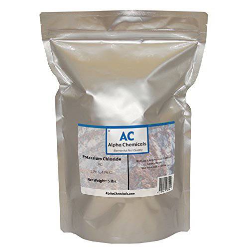 Alpha Chemicals Potassium Chloride - KCl - 5 Pounds