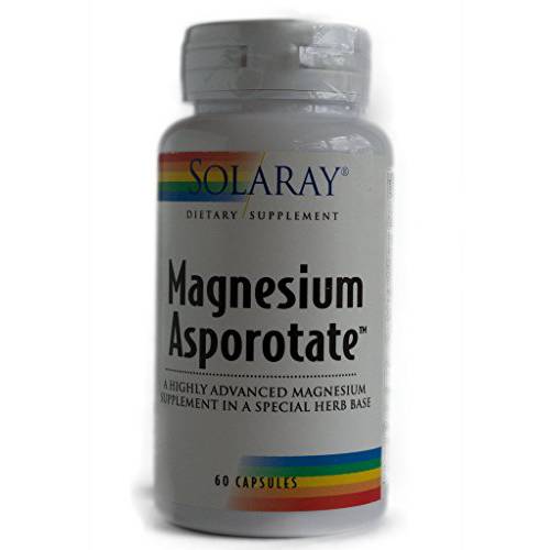 Magnesium Asporotate 400mg Solaray 60 VegCaps