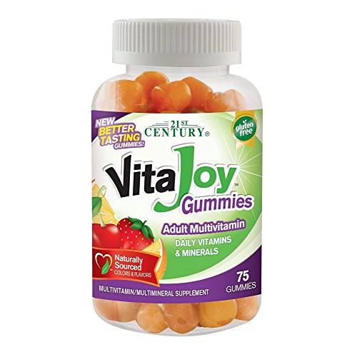 21st Century Vita Joy Adult Multivitamin Gummies - 75 gummies, Pack of 2