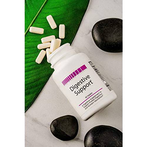 VitaminMed Digestive Enzyme Supplements – 90 Digestive Support Tablets with Bromelain, Ox Bile, Pancreatin and Papain – Optimal Digestive Enzymes – Protein Digestion and Nutrient Absorption