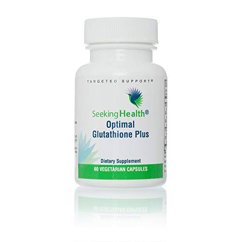 Seeking Health Optimal Glutathione Plus, Support Immune Health, Assist Glutathione Recycling, Supports The Body’s Healthy Free Radical Defenses, Support Intestinal Health, 60 Vegetarian Capsules