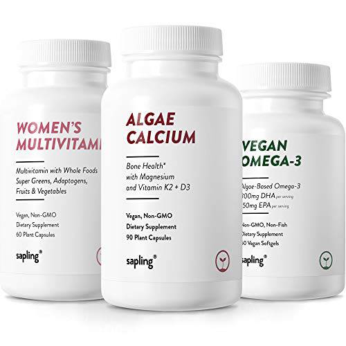 Algae Calcium & Vegan Omega 3 & Women’s Multivitamin Bundle