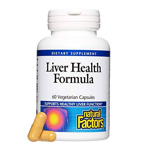 Natural Factors, Liver Health Formula, Nourishing Support for a Healthy Liver with Licorice, Turmeric and Schisandra, 60 capsules (30 servings)