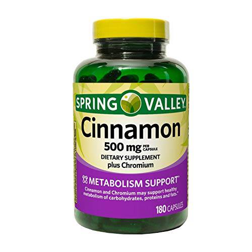 Spring Valley Cinnamon 500mg Metabolism Support