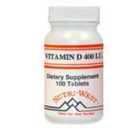 Nutri-West - Vitamin D 400 I.U. - 100 Tabs by Nutri-West